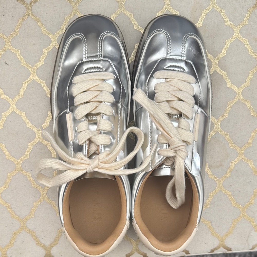 Steve Madden Silver Sneakers